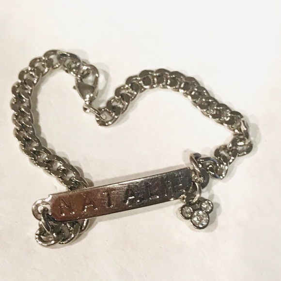 DISNEY custom Silver color Chrome Charm Bracelet - Picture 2 of 8